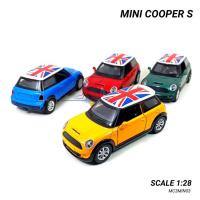 ราคา โมเดลรถมินิคูเปอร์ MINI COOPER S หลังคาลายธงชาติ (Scale 1:28) (43406695589)