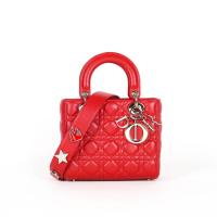 ราคา Christian Dior Lady dior Small bag Leather GHW Fullset (24751360166)