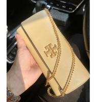 ราคา ล้างสต็อก! Tory Burch ทอรี่เบิร์ช outletแท้✅ รุ่น จูเลียต chain wallet (WOC)กระเป๋าตังค์สายโซ่ (20042032711)