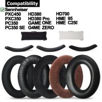 ราคา แผ่นรองหูฟังเบาะสําหรับ Sennheiser PXC450 PXC350 PC350/SE HD380-Pro HD700 HME95 HMEC250 เกม ONE G4ME ZERO ชุดหูฟังแถบคาดศีรษะแผ่นรองหูฟังหูฟัง Earmuffs (26827867909)