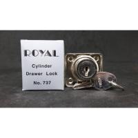 ราคา ROYAL กุญแจลิ้นชัก ล็อคซ้าย R-737-S ( 3 ชิ้น ) (807241986)