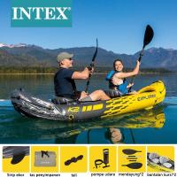 ราคา Intex เรือคายัคเป่าลมสำหรับสองคน พร้อมปั๊มลม พายโลหะ และถุงเก็บ (51751716816)