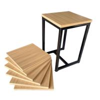 ราคา เก้าอี้ไม้ กันชื้น ปิดผิวลามิเนตลายไม้ (ด่วน!!จำนวนจำกัด) 30x30x45cm.แข็งแรง ขาเหล็กสีดำ–ขาว สวยเข้ากับทุกมุมบ้าน (41622425821)