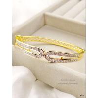 ราคา กำไลข้อมือเพชร งานหุ้มทอง 5 ไมครอนฝังเพชรสวยน่ารัก (24240915214)