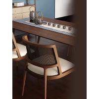 ราคา นอร์ดิกสไตล์เงียบไม้เนื้อแข็งเก้าอี้รับประทานอาหารบ้านออกแบบย้อนยุคเก้าอี้หวายโรงแรมร้านอาหารพักผ่อนพนักพิงเก้าอี้ไม้ (55202269040)