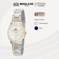 ราคา Roscani Serene Grace 31mm 489 (สีทอง) นาฬิกาข้อมือสายคริสตัลแซฟไฟร์ สแตนเลสสตีลแท้ (43176953430)