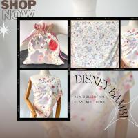 ราคา Kiss Me Doll ผ้าพันคอ/ผ้าคลุมไหล่ Disney Bambi ลาย Thumper Floral ขนาด 100x100 cm. (28315798965)