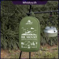 ราคา [whiskyy.th] Camping Cookware Bag Portable Travel BBQ Utensil Bag Cooking Utensil Organizer (25240862870)