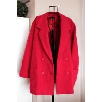 ราคา เสื้อโค้ทสีแดง แบรนด์ LA REDOUTE งานญี่ปุ่น ผ้าวูลผสม ใหม่มาก อก 44 (11167555452)