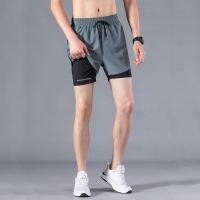 ราคา ผู้ชายหล่อกางเกงขาสั้นกางเกงขาสั้นแห้งเร็วแฟชั่นกีฬากางเกงขาสั้นที่มีเอวยางยืด4สี (48052401002)