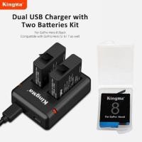 ราคา Kingma แบตเสริม GoPro Hero 8 / 7 / 6 / 5 / 2018 และแท่นชาร์จแบต Gopro 8 / 7 / 6 / 5 / 2018 ยี่ห้อ KingMa (118082350)