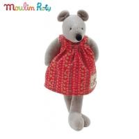 ราคา Moulin Roty ตุ๊กตาออร์แกนิค ตุ๊กตาผ้าเน่า ตุ๊กตาหนู ตุ๊กตาเด็กอ่อน ขนาด 30cm Nini La Grande Famille MR-632037 (5891271847)