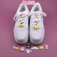 ราคา คลิปเชือกผูกรองเท้าแบบตกแต่ง ดีไซน์ Cinnamoroll และ Kuromi จาก Sanrio เหมาะสำหรับรองเท้าEspadrilles (56253536362)