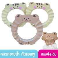 ราคา PAPABABY หมวกอาบน้ำเด็ก Shower Cap หมวกกันแชมพู รุ่นTCAT003 ใส่ตัดผมได้ หมวกกันน้ำเข้าตาเด็ก หมวกอาบน้ำเด็ก 6M+ (23945899321)