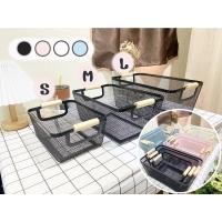 ราคา มาใหม่ ตะกร้ามินิมอล 3ไซส์ สีพาลเทล ตะกร้าใส่ของ จัดระเบียบ หูจับไม้ แต่งบ้านสไตล์มินิมอล (22606393294)