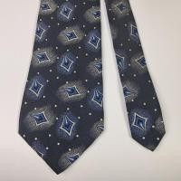 ราคา เนคไทมือสอง แบรนด์ดัง Gianni Versace Couture Men's Silk Tie Blue Novelty Design Made in Italy (41613732619)