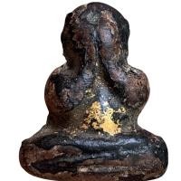 ราคา พระปิดตา หลวงพ่อแก้ว วัดเครือวัลย์ ลงรักปิดทองเก่า พระเครื่อง (28455291609)