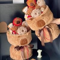 ราคา [Mimmuffin] ช่อดอกไม้ตุ๊กตา capybara คาปิบาร่า ช่อดอกไม้วันเกิด วานเลนไทน์ ปัจฉิม valentine birthday (28274850750)