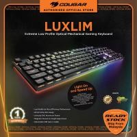 ราคา Cougar LUXLIM Extreme Low Profile Optical-Mechanical Gaming Keyboard - สวิตช์สีแดง (26743869448)