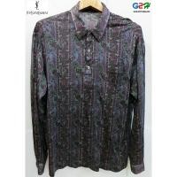 ราคา YSL Yves Saint Laurent แท้ เสื้อยืดโปโลวินเทส (837425930)