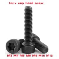 ราคา 2/10PCS Black Grade 12.9 Steel Socket Torx cap Head Screws M3 M4 M5 M6 M8 M10 M12 Six Lobe Security Head Screw (55052002084)
