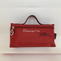 ราคา พร้อมส่งกระเป๋าLongchamp cosmetic green สีแดงรูท (15613352635)