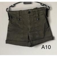 ราคา เสื้อผ้ามือสอง กางเกงขาสั้น กางเกงสตรีท วินเทจ สีเขียวขี้ม้า กางเกง (4987658259)