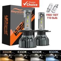 ราคา Heyword หลอดไฟหน้า LED คุณภาพสูง 110W 12000LM CSP สำหรับรถยนต์ H4 H7 H11 Canbus หลอด H1 9005 9006 9012 HB2 HB3 HB4 3000k 4300K 6000K 8000K ไฟตัดหมอก LED 12V (43065701131)