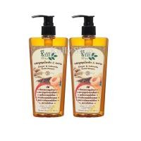 ราคา ชีววิถี แชมพูสมุนไพร ขิง &amp; มะหาด ปริมาณ 300 มล.(แพ็ค 2 ขวด) (9807626986)