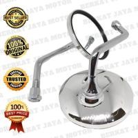 ราคา [READY TO SHIP] FINO MIRROR / ROUND CHROME MIRROR / MINI CHROME VESPA MIRROR (26787920418)