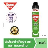 ราคา Baygon ไบกอนเขียว หัวฉีดคู่ สเปรย์กำจัดยุง มด แมลงสาบ 520 มล.(ไบกอนเขียว) (29078894499)