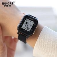 ราคา เทคโนโลยี Sense Youth Alarm SHHORS นักเรียน LED กีฬาวิ่งนาฬิกาอิเล็กทรอนิกส์ผู้ชายผู้หญิง Chronograph Holy Monkey Time 52VM (55700762457)