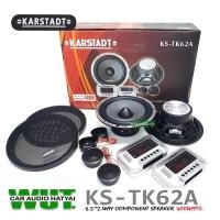 ราคา KARSTADT ลำโพงเสียงกลางแหลม 6.5นิ้ว(แยกชิ้น) 2ทาง กำลังขับ 400วัตต์ KARSTADTรุ่น KS-TK62A (21955298719)