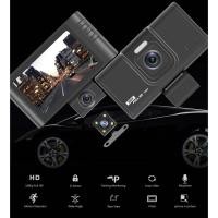 ราคา Rbb กล้องติดรถยนต์ 3เลนส์ รุ่น Rbb-1 full hd 1080p 3in1 อินฟาเรด มี3เลนส์หน้าหลังและห้องโดยสาร ความคมชัดfull hd 1080p (5449658835)