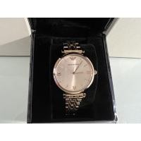 ราคา นาฬิกาข้อมือ (Used) EMPORIO ARMANI AR11059 ROSE GOLD TONE GIANNI T-BAR LADIES (20865676119)