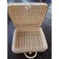 ราคา ตะกร้าหวายกระเป๋าเดินทางกล่องกระเป๋าขัดขวางกระเป๋าหวายทําด้วยมือ (22043841648)