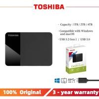 ราคา Ready Stock！1TB 2TB 4TB Toshiba Canvio Ready ความเร็วสูง HDD Portable hard drives 2.5'' External Hard Disk USB3.2 (26893910244)