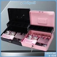 ราคา เดลี่ กล่องใส่เงิน,โลหะความจุขนาดใหญ่กล่องเงินสด,จับทนทานทนทานพร้อมช่องใส่เหรียญล็อกเหรียญสําหรับเงินสดร้านสะดวกซื้อ (44277301822)