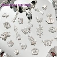 ราคา ลมหนาว Bright Silver Alloy ผีเสื้อ Pipa Lotus ลูกปัด diy ต่างหูสร้อยข้อมือสร้อยคอเครื่องประดับวัสดุอุปกรณ์เสริม (42427319533)