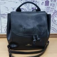 ราคา COACH F59819 DERBY BACKPACK IN PEBBLE LEATHER IMITATION GOLD/BLACK (2290843607)