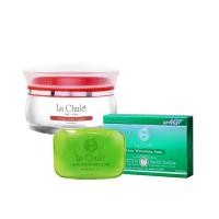 ราคา ครีมรักษาสิว ครีมฝาแดงลาชูเล่ + สบู่นาโน ลาชูเล่ Lachule Nano Clear Acne Cream + Whitening Soap (3026796652)