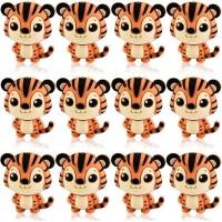 ราคา 12 PCS 3D Tiger ซิลิโคน Focal ลูกปัดสําหรับปากกา,สัตว์ Focal ลูกปัดจํานวนมากสําหรับพวงกุญแจสร้อยข้อมือสร้อยคอทํา,Handmade หัตถกรรมอุปกรณ์ DBHZ (56203061162)