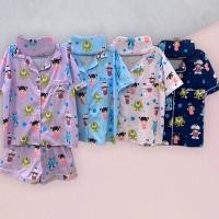 ราคา ชุดนอน Mike Wazowski Monsters inc ผ้าไหมเกาหลี แขนสั้น ขาสั้น (5226209224)