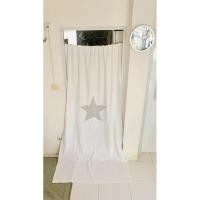 ราคา ผ้าม่านประตู (ผืนใหญ่-ยาวมาก) สีขาวลายดาว (สภาพใหม่) มือสองขายตามสภาพ สินค้าญี่ปุ่น-เกาหลีแท้ (24341681128)
