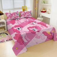 ราคา ♚-♚การ์ตูน My Little Pony พิมพ์ผ้าปูที่นอนหอพักน่ารักมูลค่าสูง (29766325593)