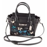 ราคา COACH Swagger 21 Carryall with Butterfly Appliqué 37912 (111116191)