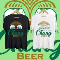 ราคา เสื้อยืดคอกลมพิมพ์ลายผ้าฝ้ายช้างเบียร์ช้างไทย (41700991253)