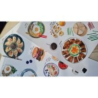 ราคา คลาสวาดอาหารนานาชาติ - สีน้ำ (24185313717)