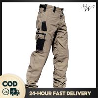 ราคา UniWear | กางเกงยุทธวิธีผู้ชาย กางเกงยุทธวิธีกันน้ำ Multi Pocket กีฬาเดินป่ากางเกง Fast Dry Cargo (27615328909)