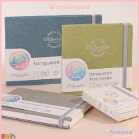 ราคา WNTEOLAND สมุดกระดาษสีน้ํา, สมุดวาดภาพศิลปะแบบฉีกได้ 3-in-1, หน้าด้านในเปล่าอเนกประสงค์สมุดวาดภาพแบบพกพา (41776589185)